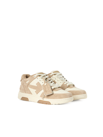 Off-White Out Of Office Sneakers Womens Beige