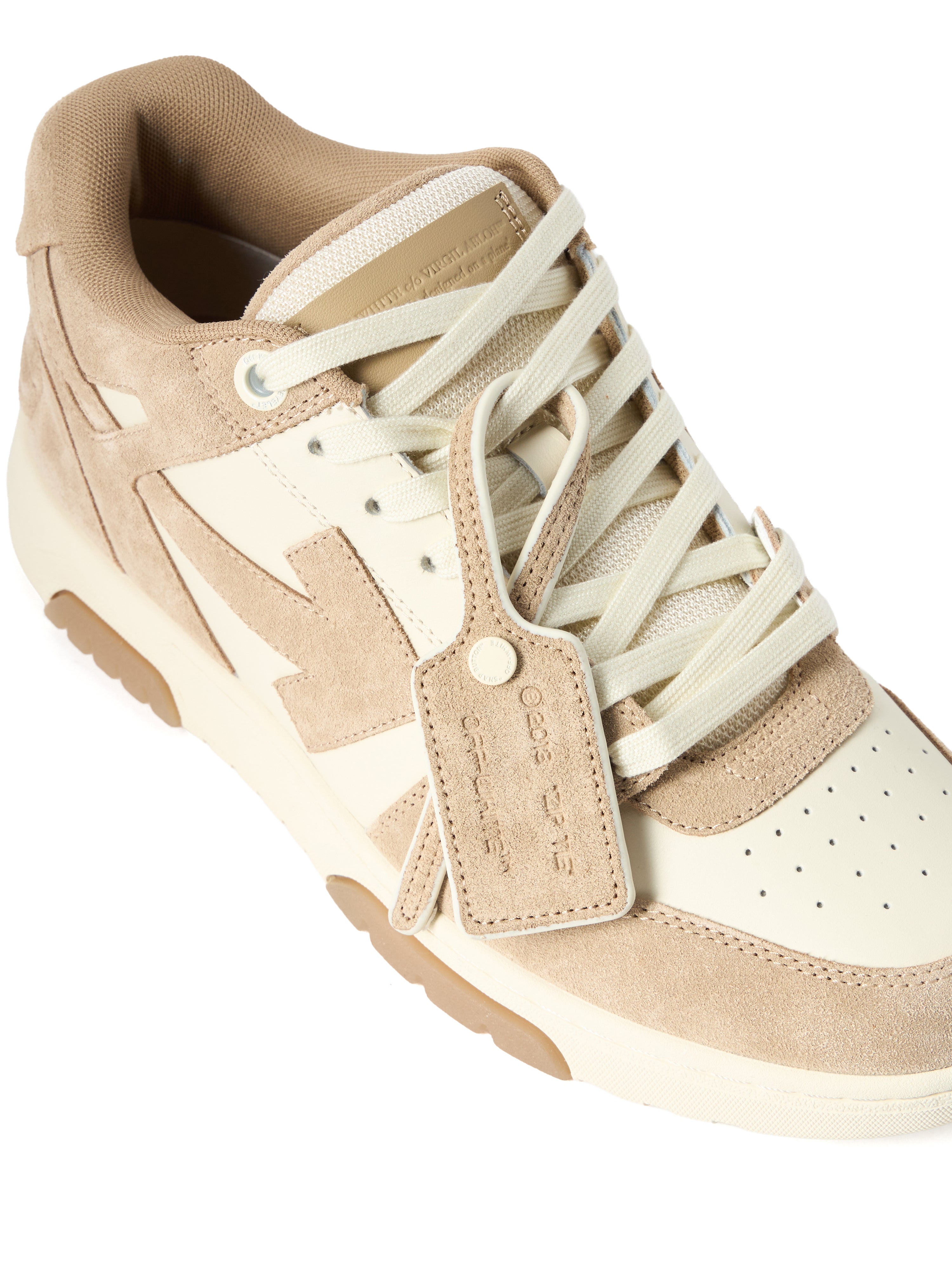Off-White Out Of Office Sneakers Womens Beige