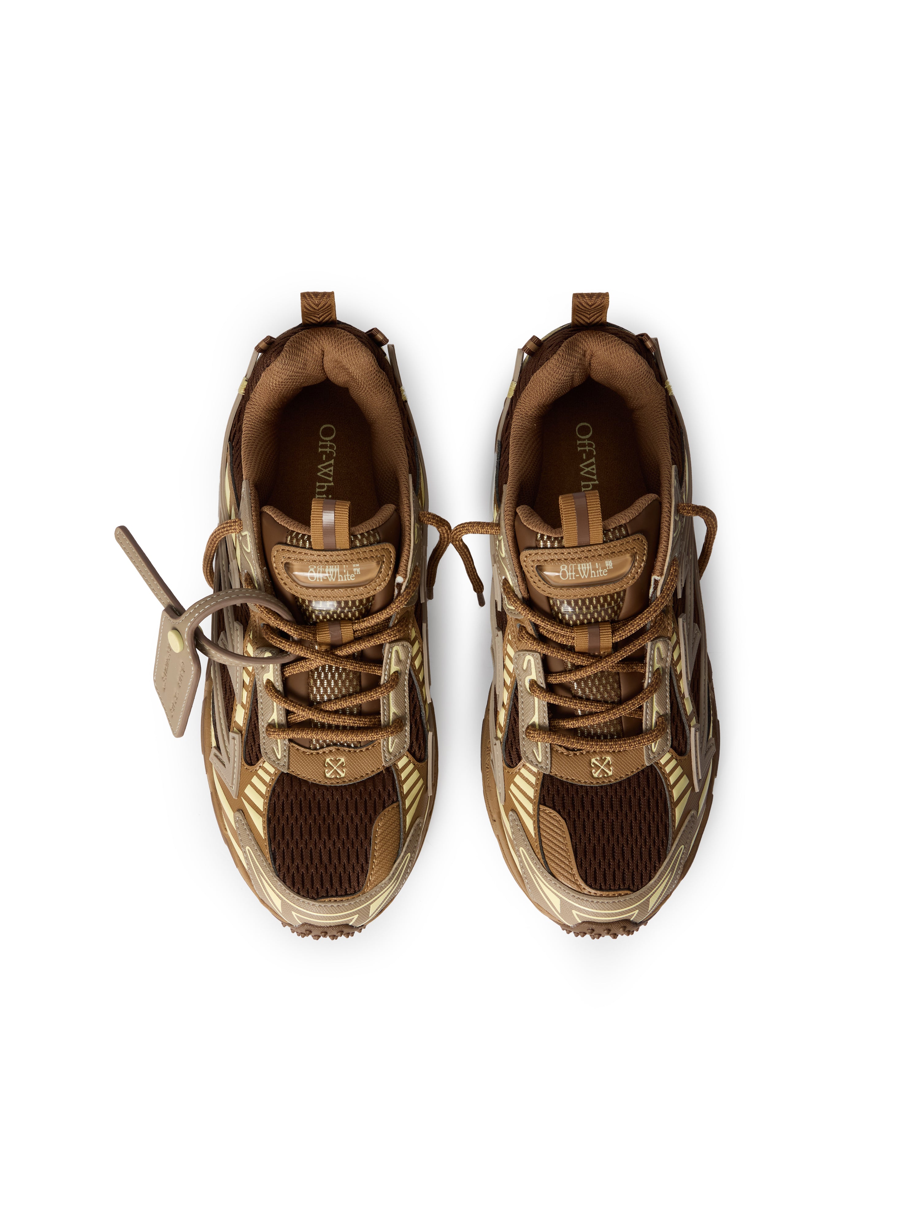 Off-White Be Right Back Sneakers Womens Brown