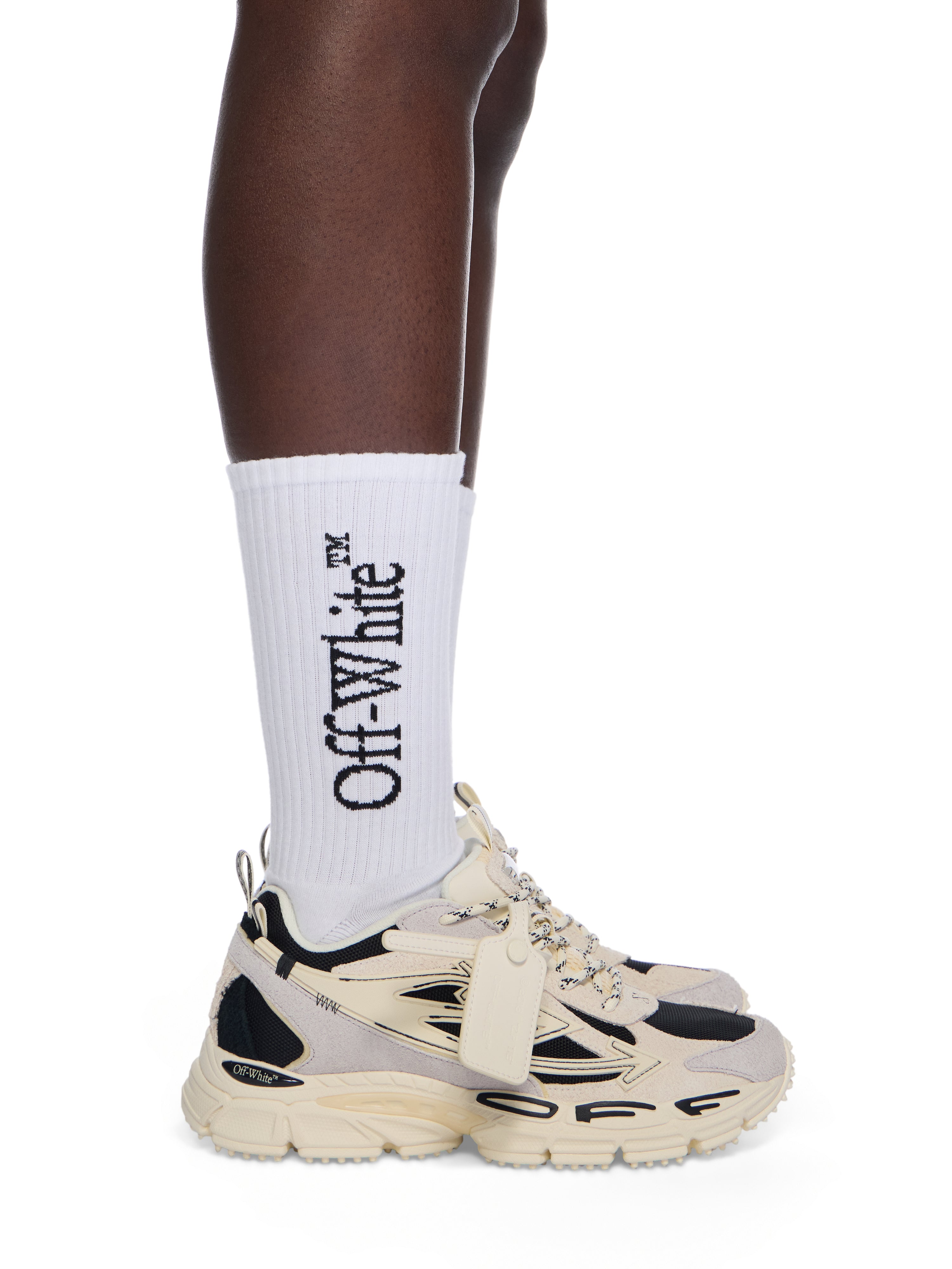 Off-White Be Right Back Suede Sneakers Womens White