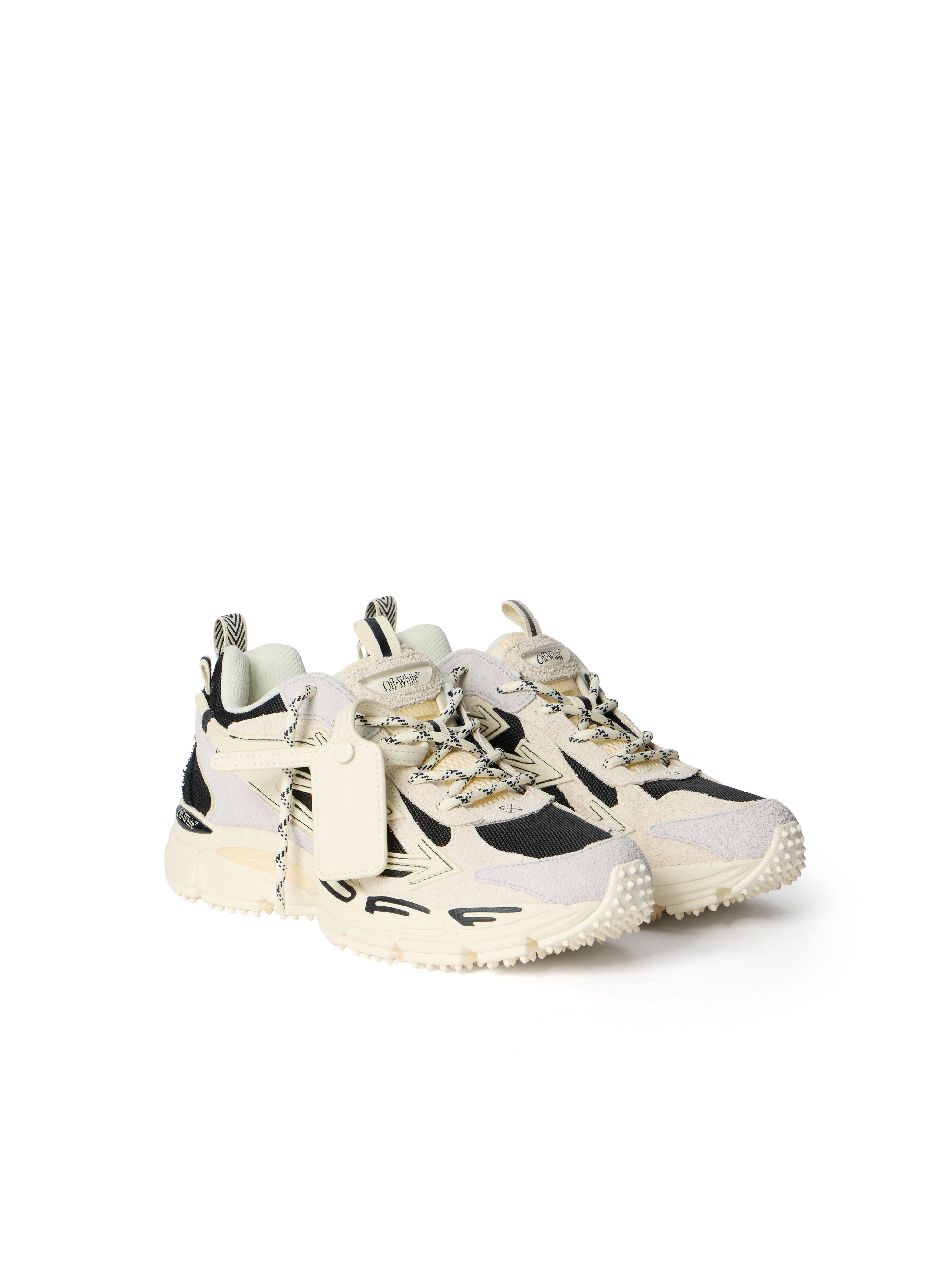 Off-White Be Right Back Suede Sneakers Womens White