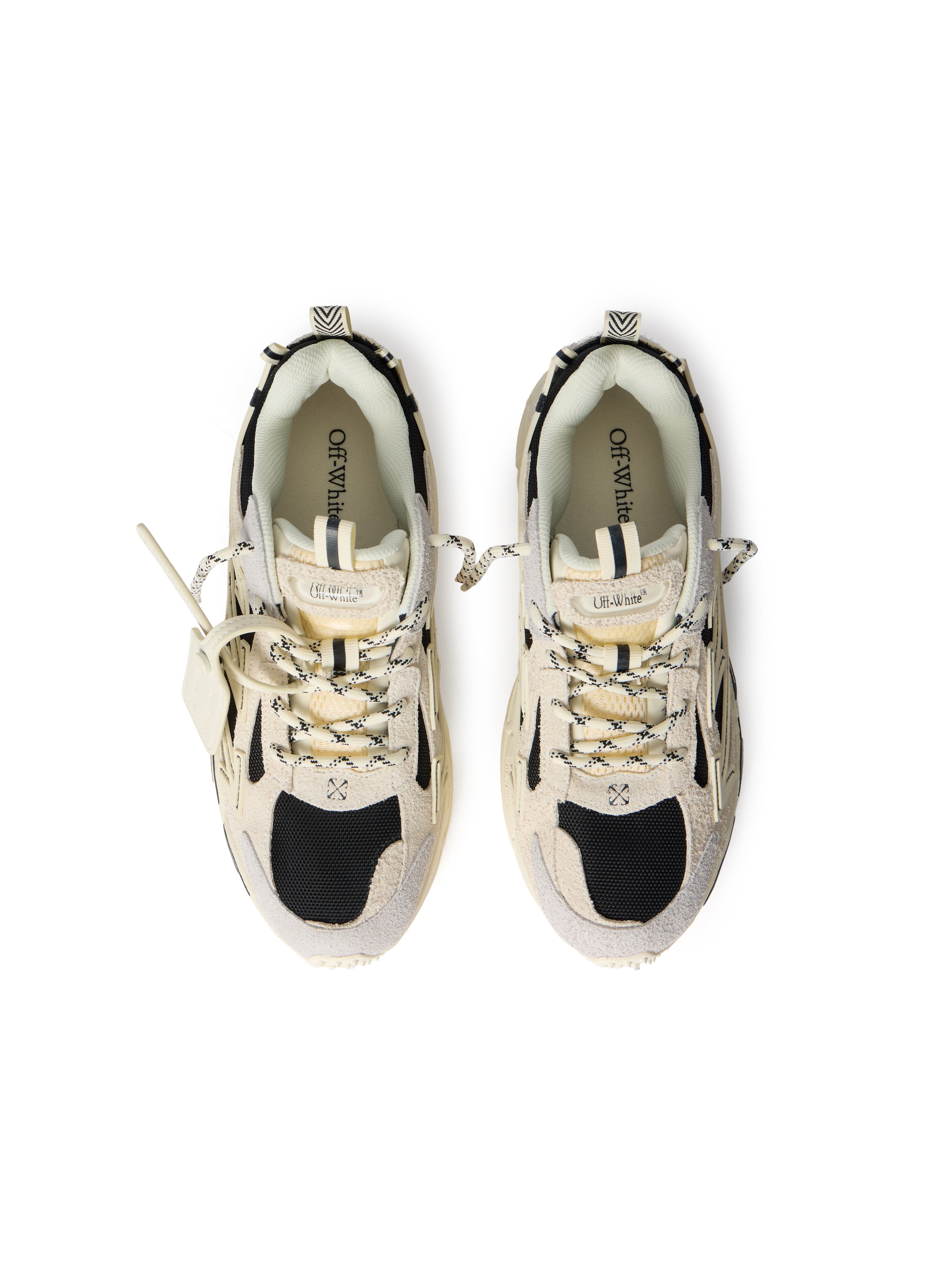 Off-White Be Right Back Suede Sneakers Womens White