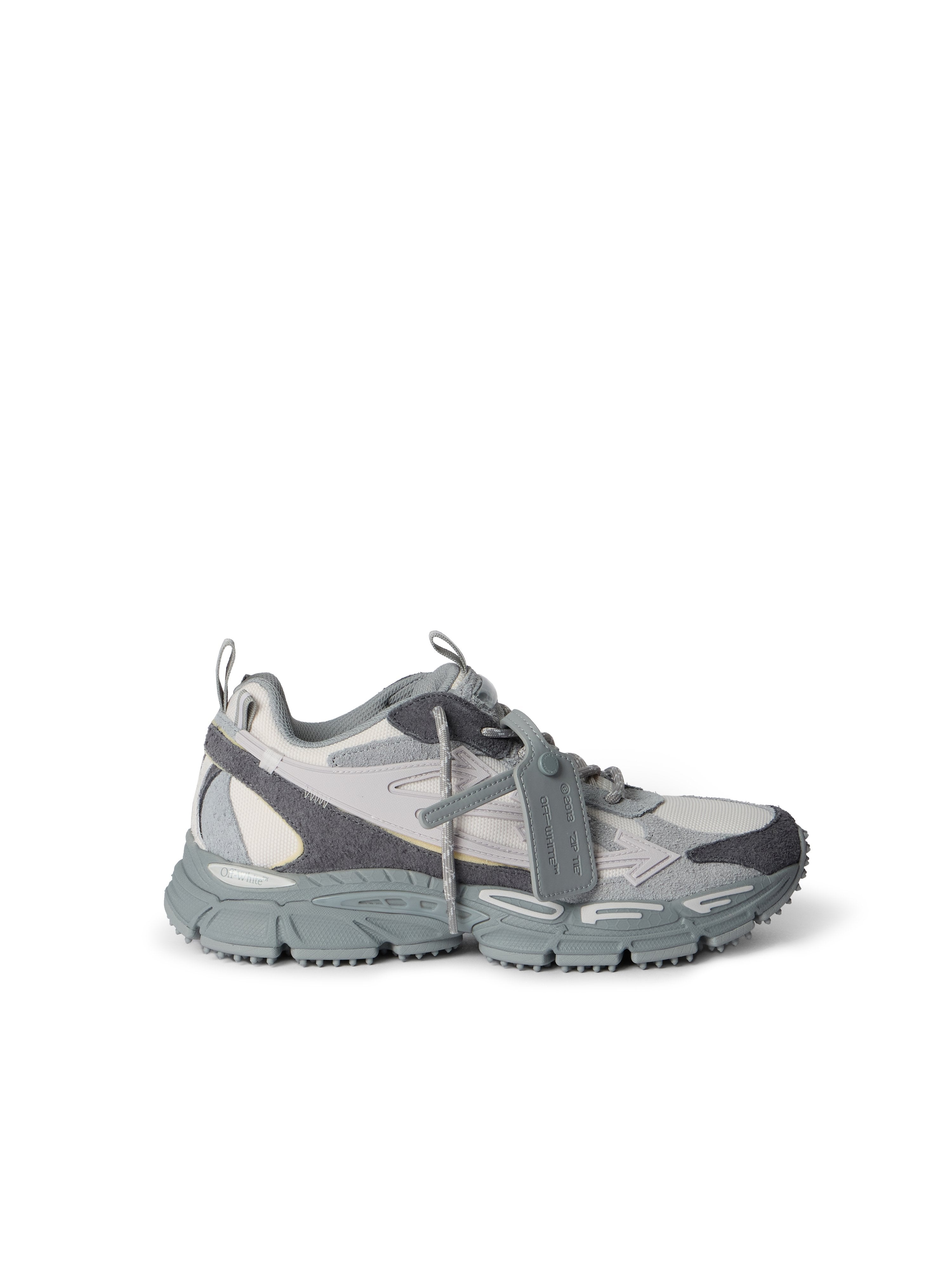 Off-White Be Right Back Suede Sneakers Womens Grey