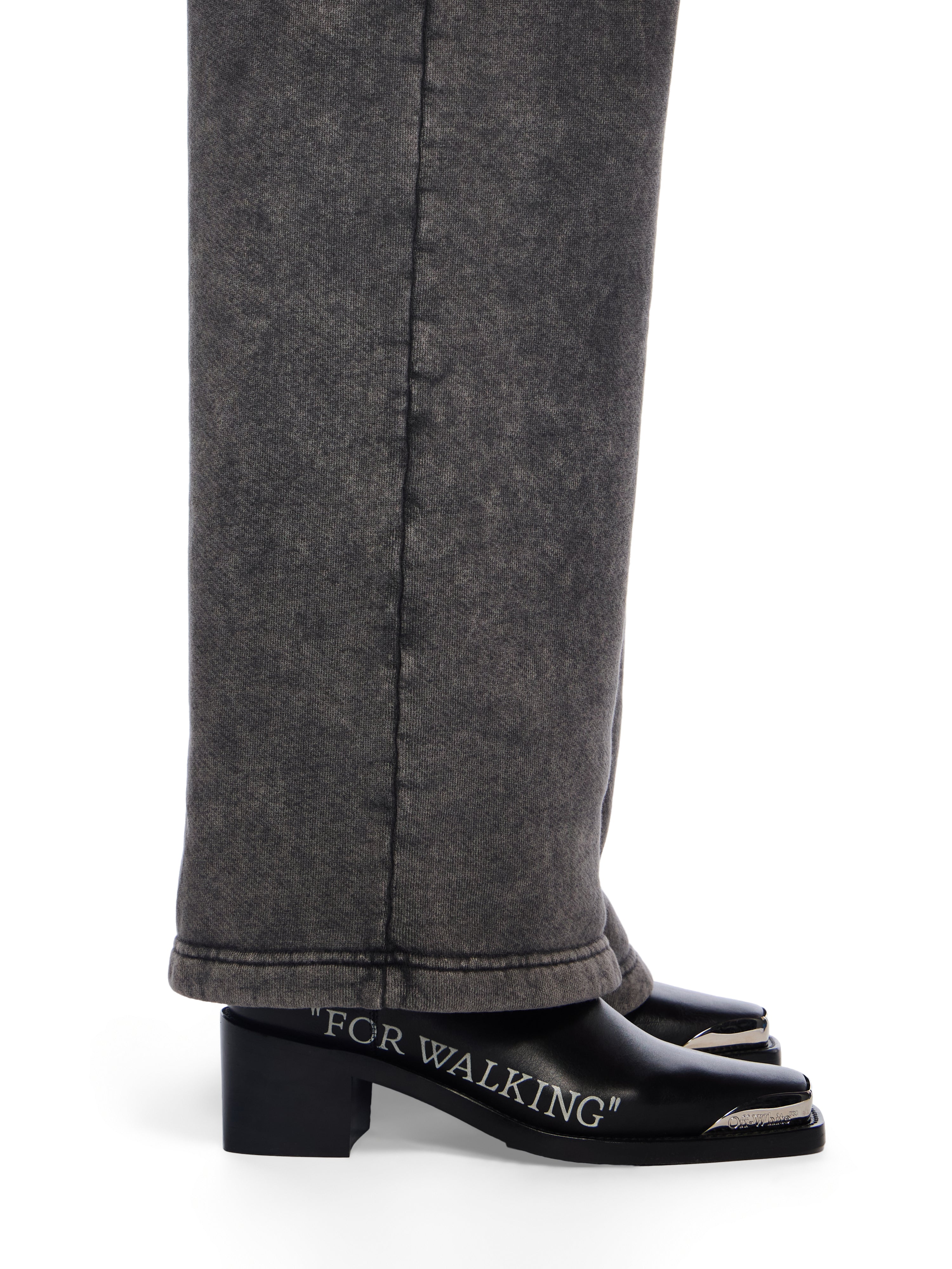 Off-White For Walking Texan Ankle Boots Womens Black