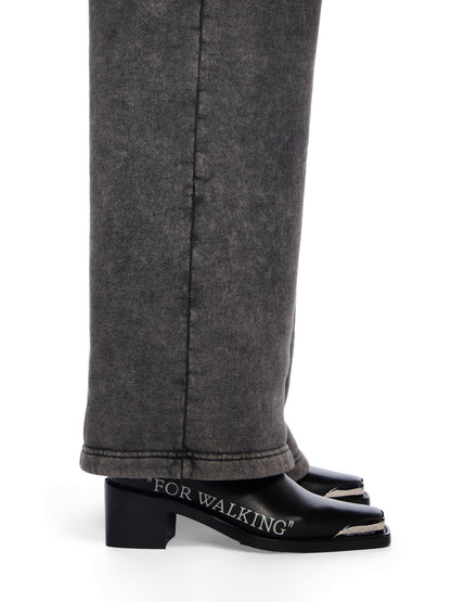 Off-White For Walking Texan Ankle Boots Womens Black