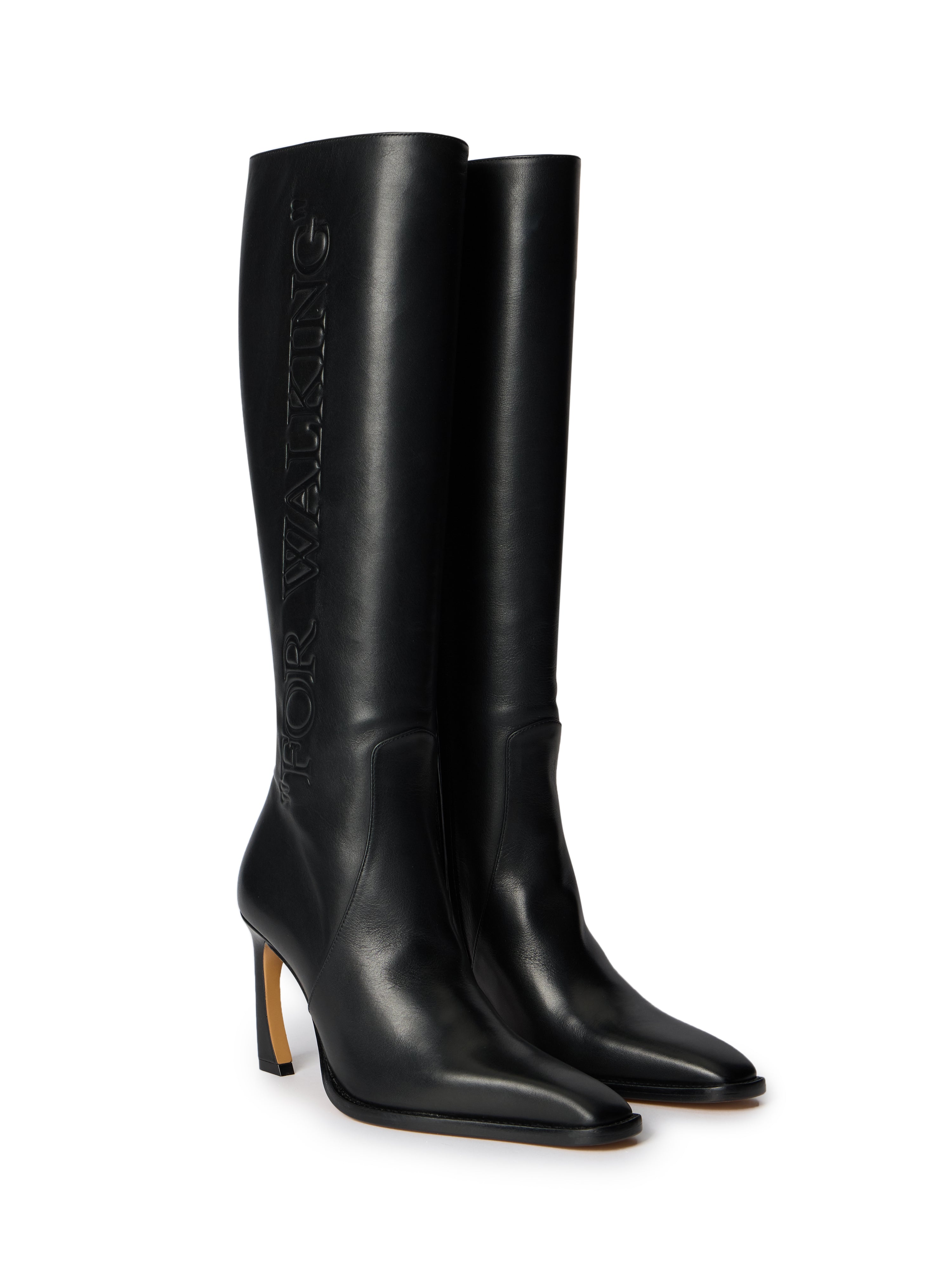 Off-White For Walking Loop Boots Womens Black