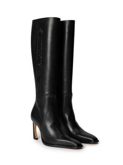Off-White For Walking Loop Boots Womens Black