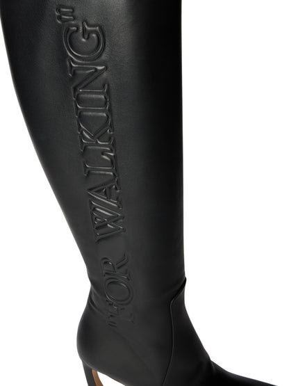 Off-White For Walking Loop Boots Womens Black