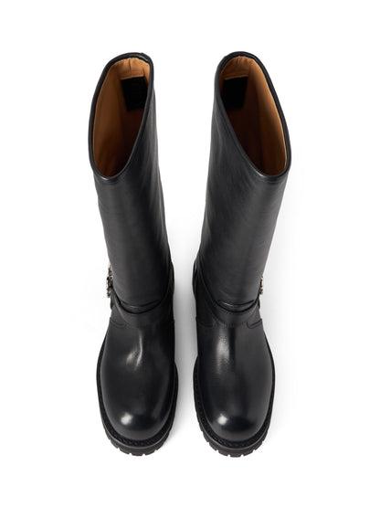 Off-White Off Track High Boots Womens Black