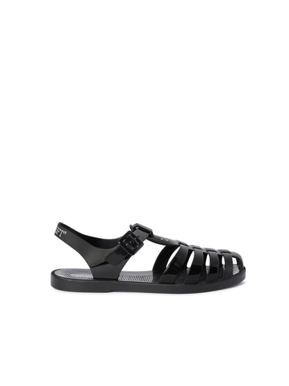 Off-White Black Arrow Pvc Sandals Womens Black
