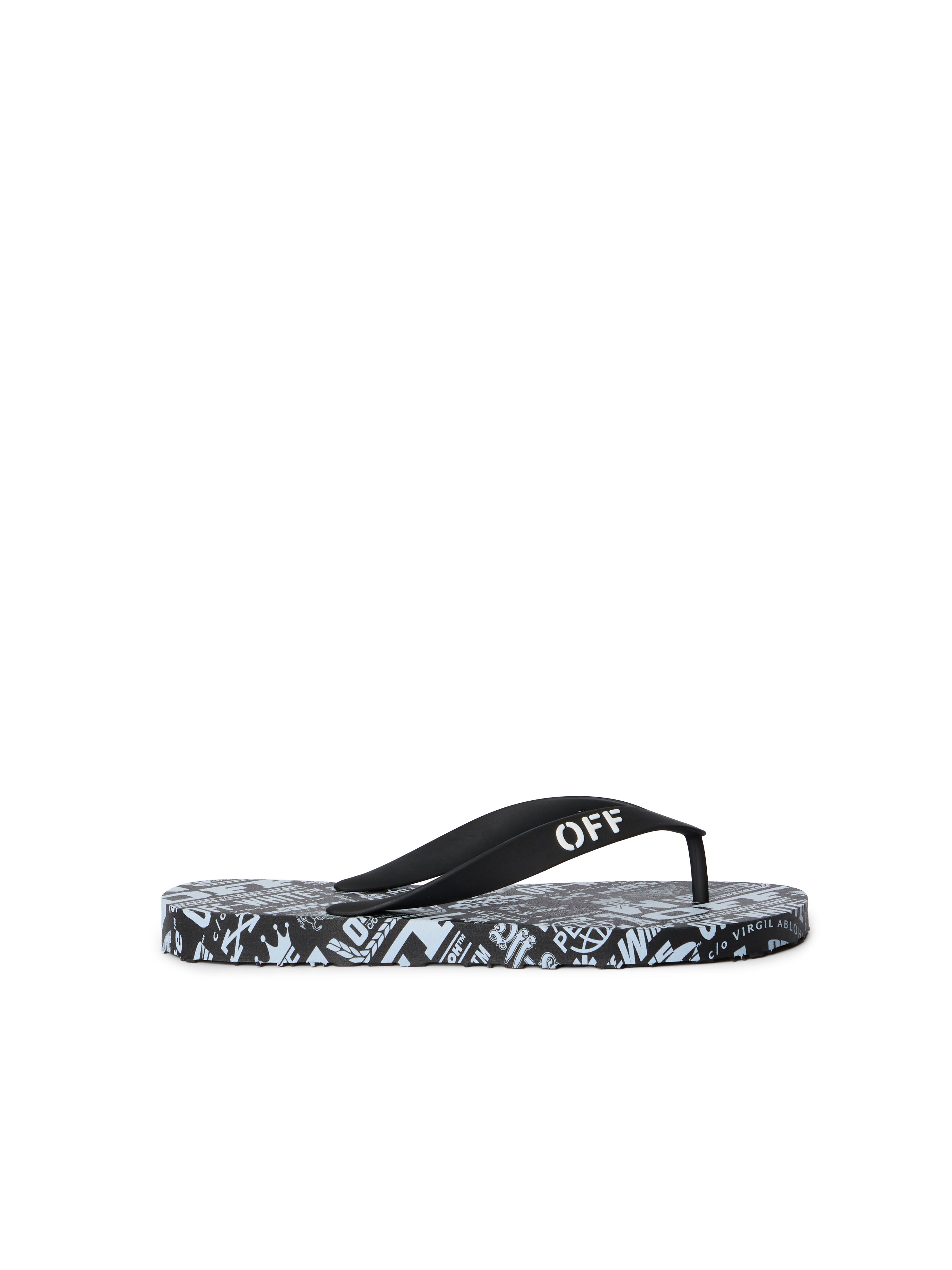 Off-White Off Stamp Flip Flops Womens White