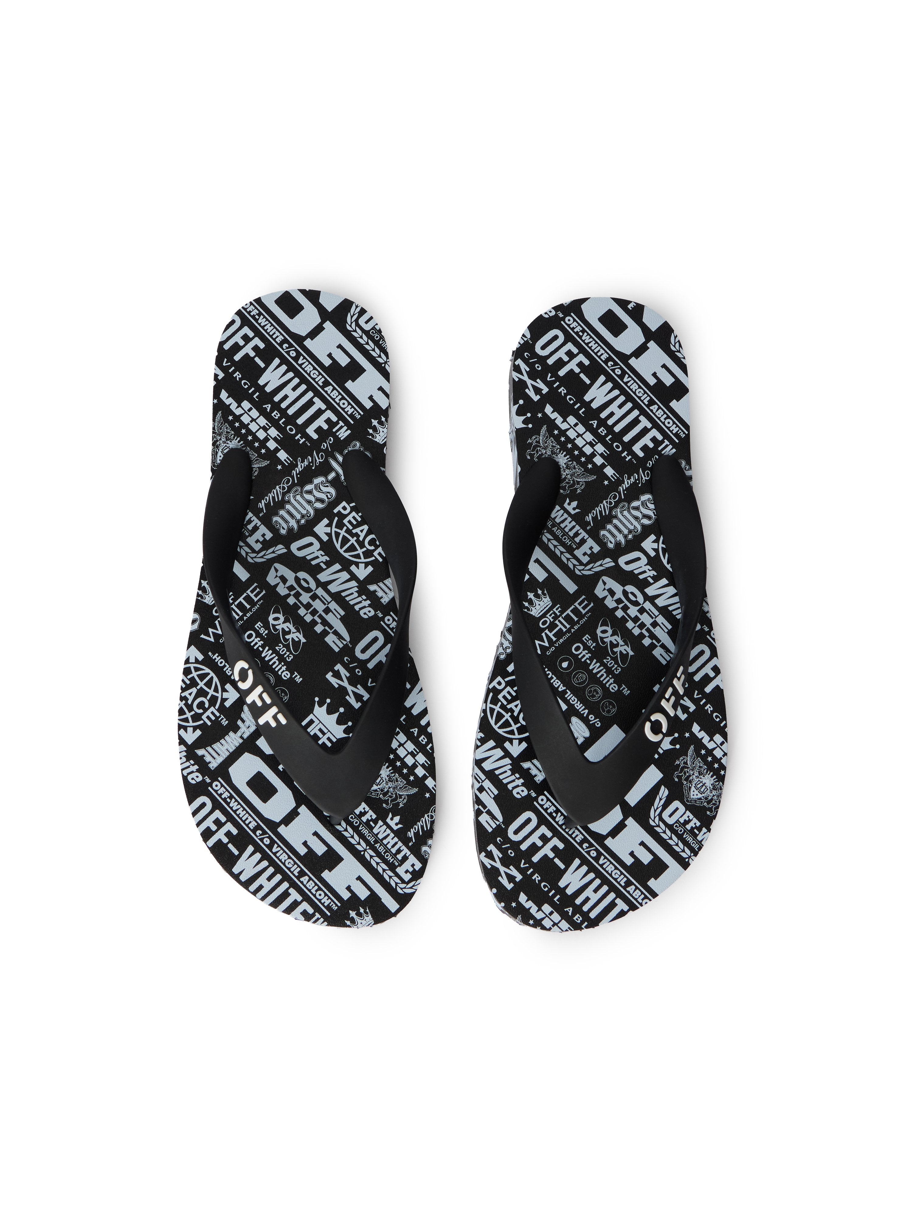 Off-White Off Stamp Flip Flops Womens White