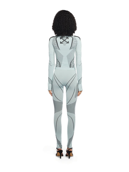 Off-White Seamless Race Pants Blue