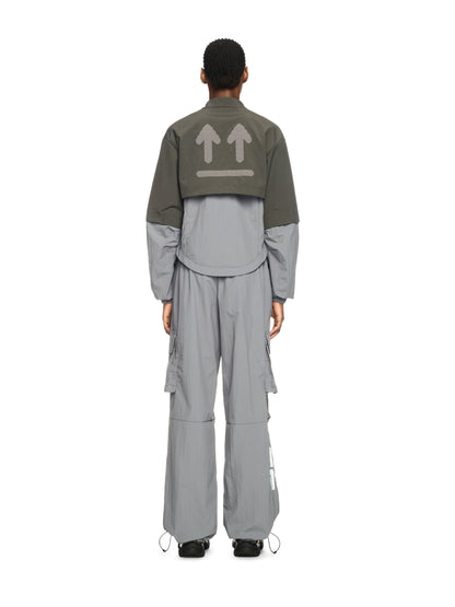 Off-White Off Parachute Nylon Pant Grey