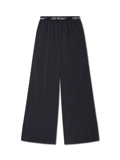 Off-White Logoband Nylon Pant Black