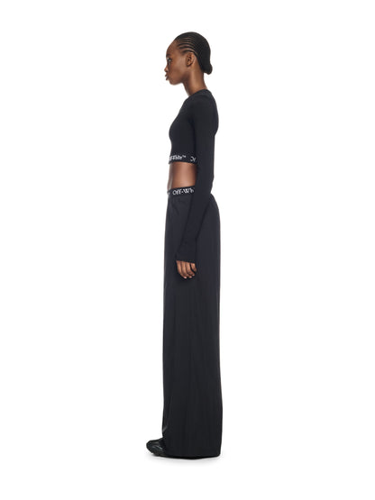 Off-White Logoband Nylon Pant Black