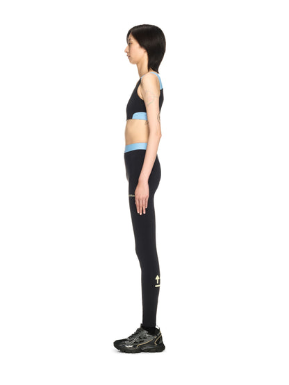 Off-White Color Block Bra Black