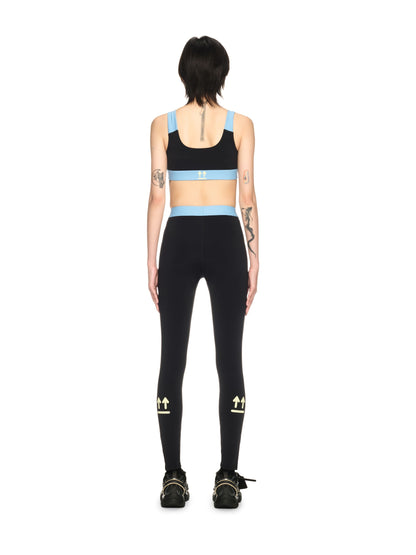 Off-White Color Block Bra Black