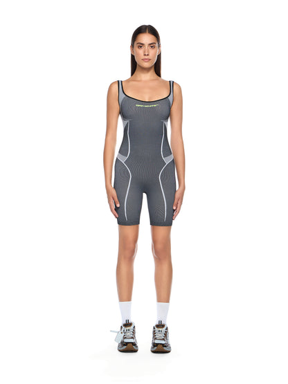 Off-White Race Logo Arrow Seamless Onesie Black