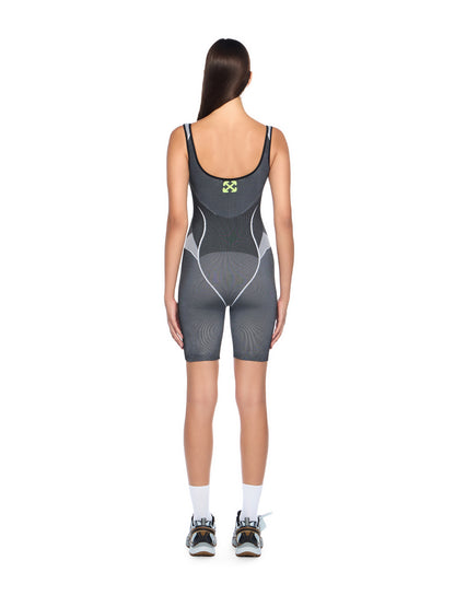 Off-White Race Logo Arrow Seamless Onesie Black