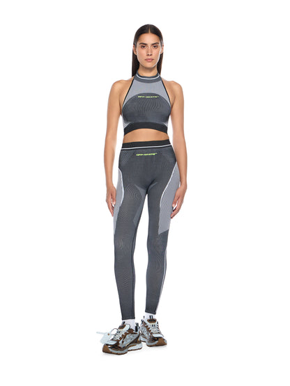 Off-White Race Logo Arrow Seamless Leggings Black
