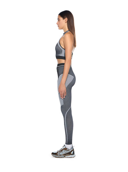 Off-White Race Logo Arrow Seamless Leggings Black