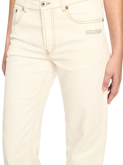Off-White Denim Susy 5Pkt Pants Blue Neutrals