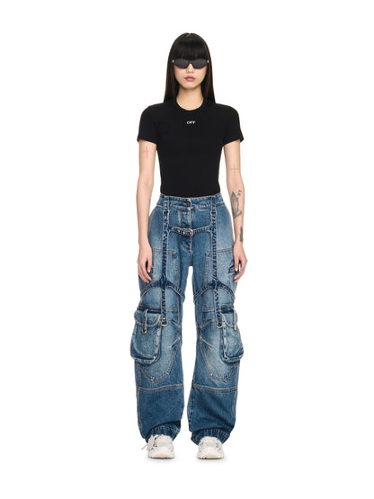 Off-White Cargo Over Pants Blue