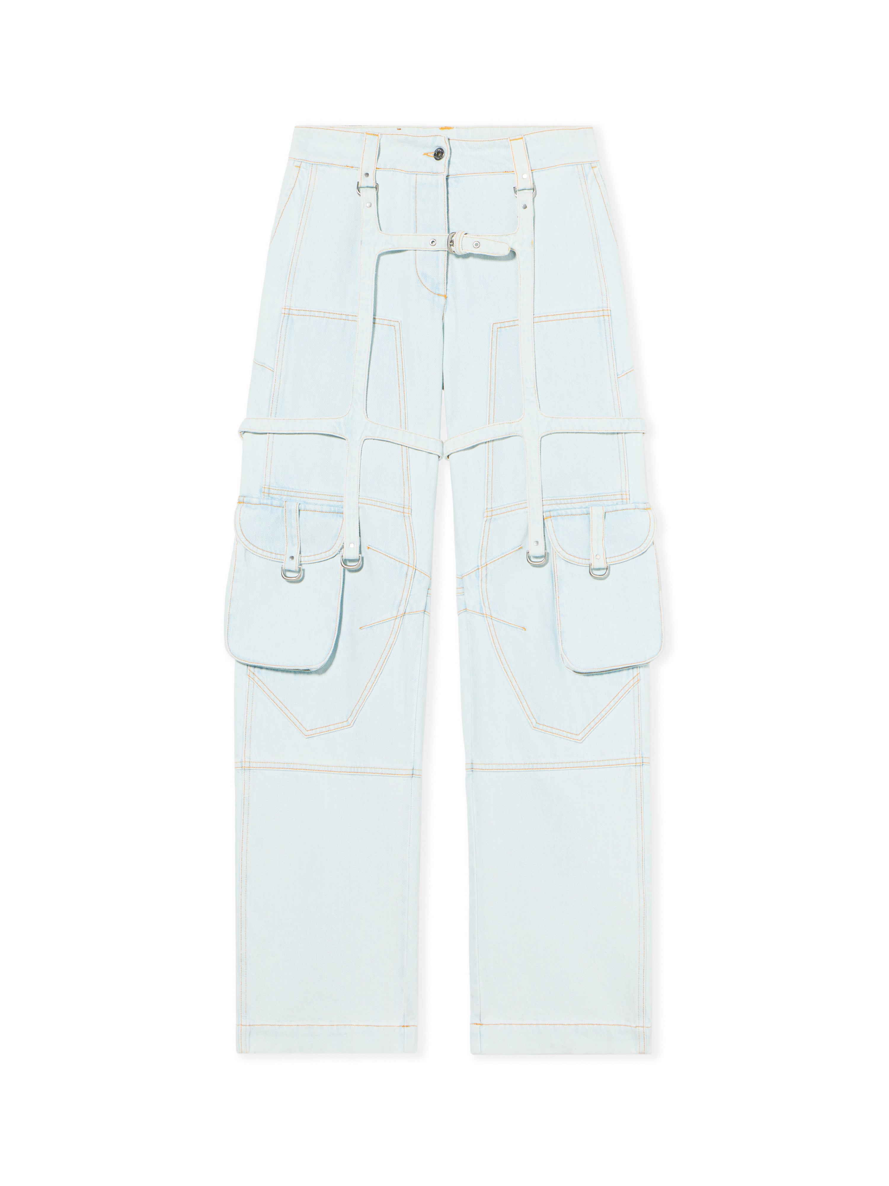 Off-White Cargo Denim Pants None