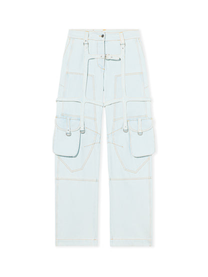 Off-White Cargo Denim Pants None