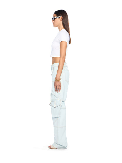 Off-White Cargo Denim Pants None