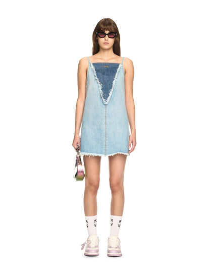 Off-White Denim Doll Dress Blue