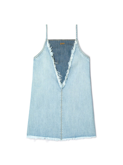 Off-White Denim Doll Dress Blue