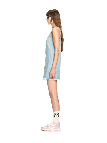 Off-White Denim Doll Dress Blue