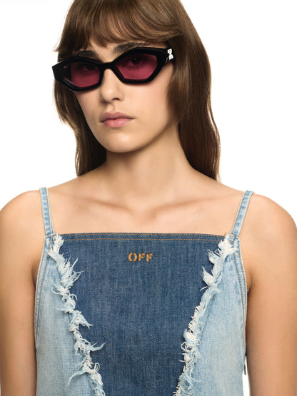 Off-White Denim Doll Dress Blue