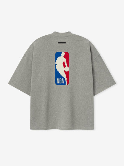 Essentials Nba Zip Up Jacket Concrete Heather