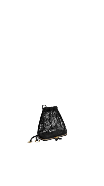 Alaïa Le Pochon Bag In Fishnet