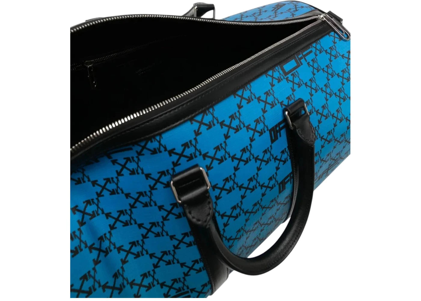 Off-White Allover Duffle Bag Navy/Blue