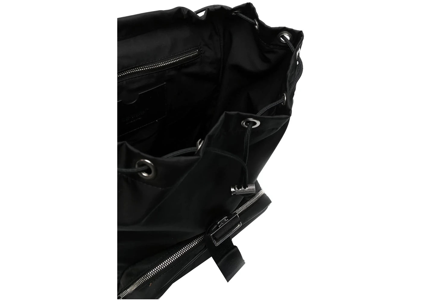 off-white arrow tuc backpack black 