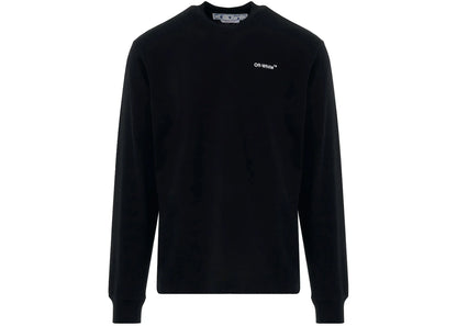 off-white caravaggio arrow skate l/s tee black