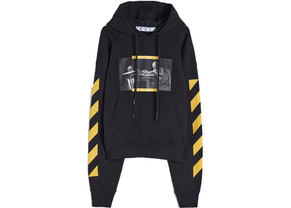 off-white caravaggio painting hoodie black/yellow
