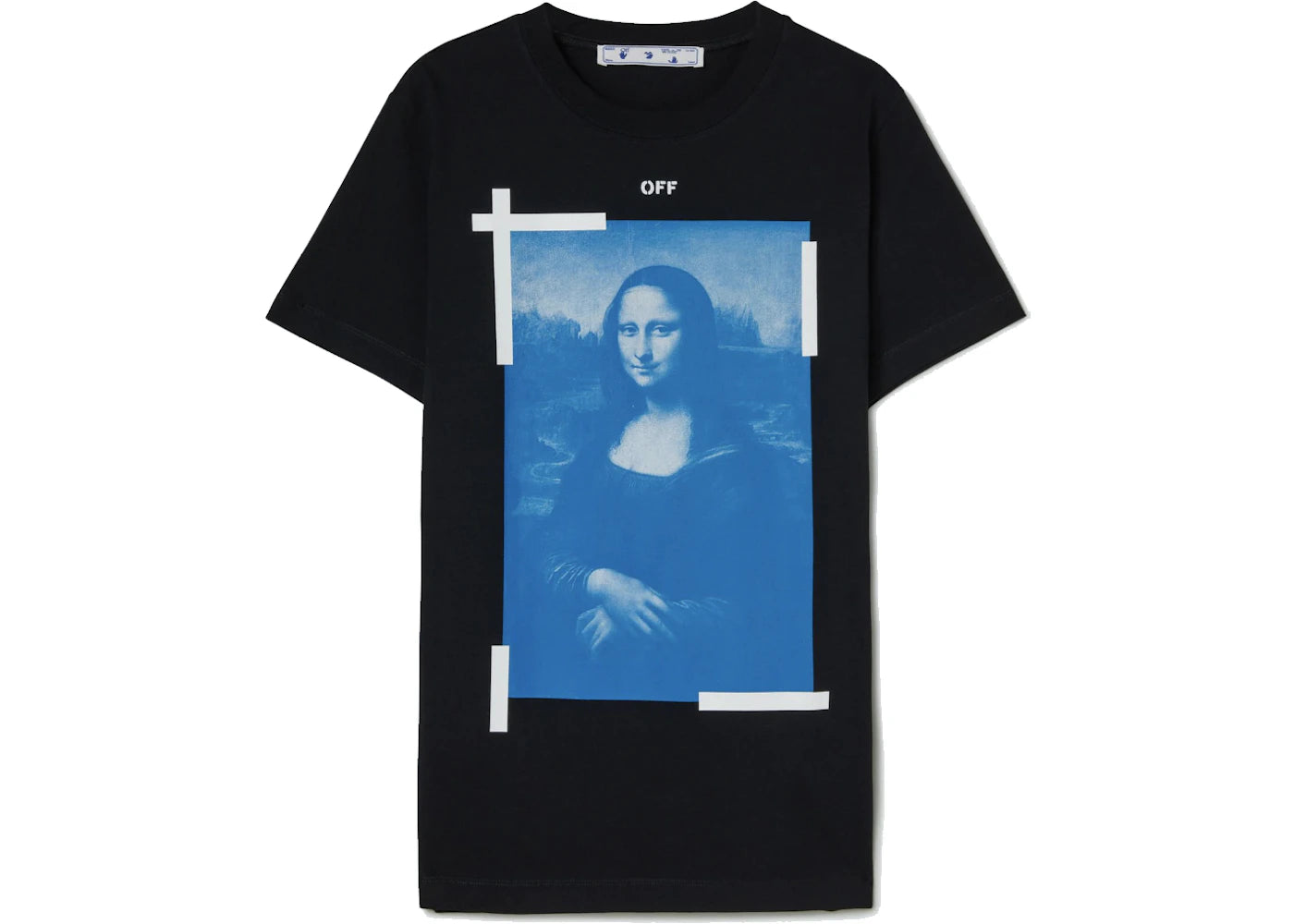 off-white mona lisa slim fit t-shirt black