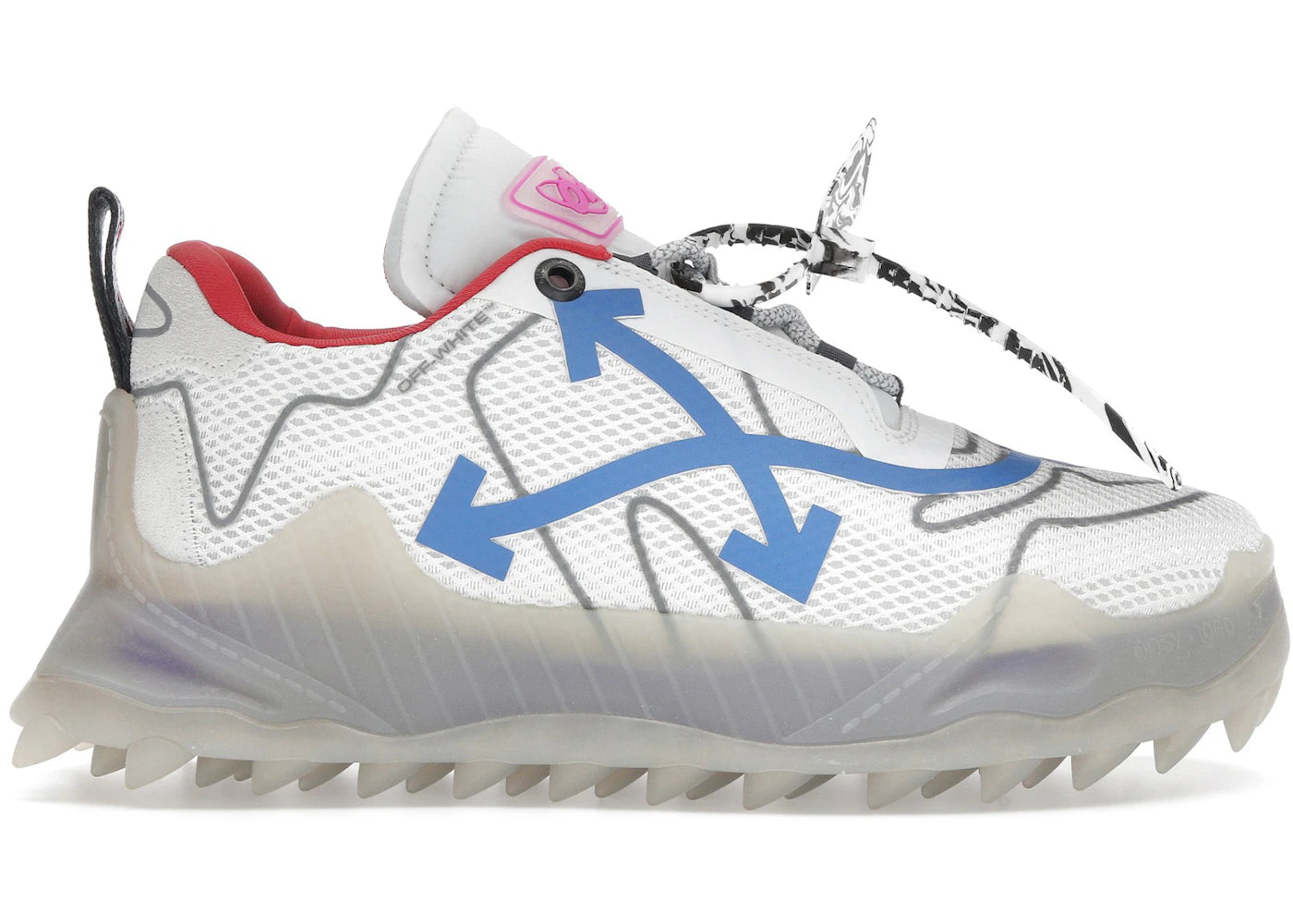 Off-White Odsy Mesh Transparent Blue