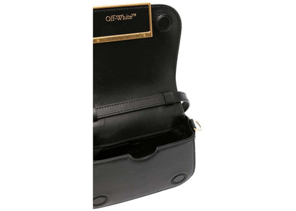 off-white skeleton binder shoulder bag black