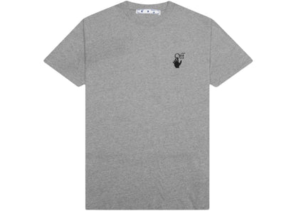off-white slim fit degrade arrows t-shirt grey/black