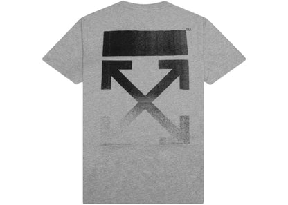 off-white slim fit degrade arrows t-shirt grey/black
