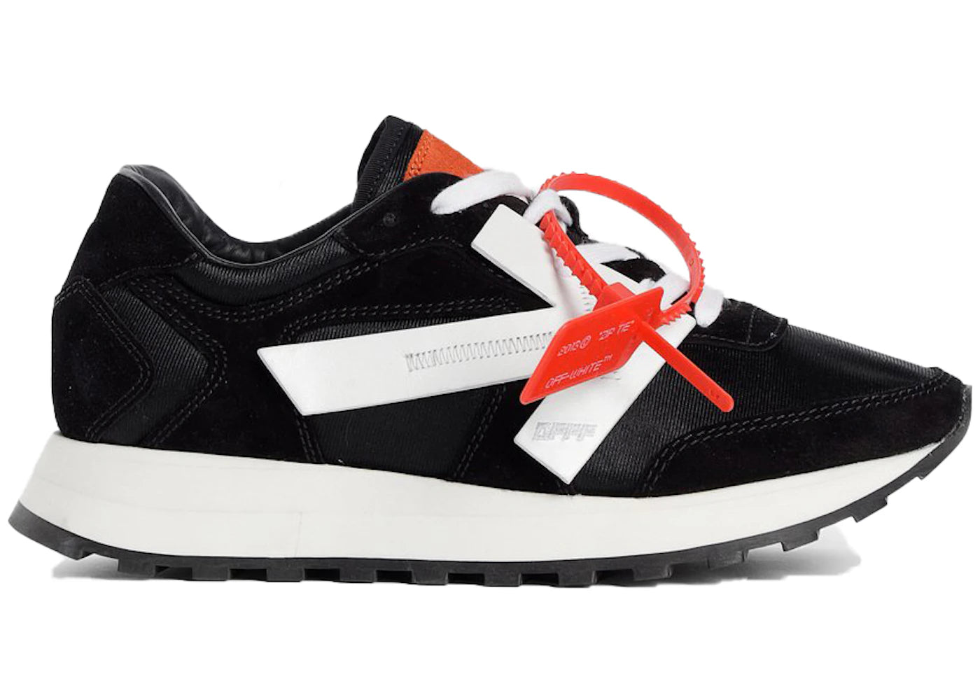 Off-White Suede Runner Black (Women'S)