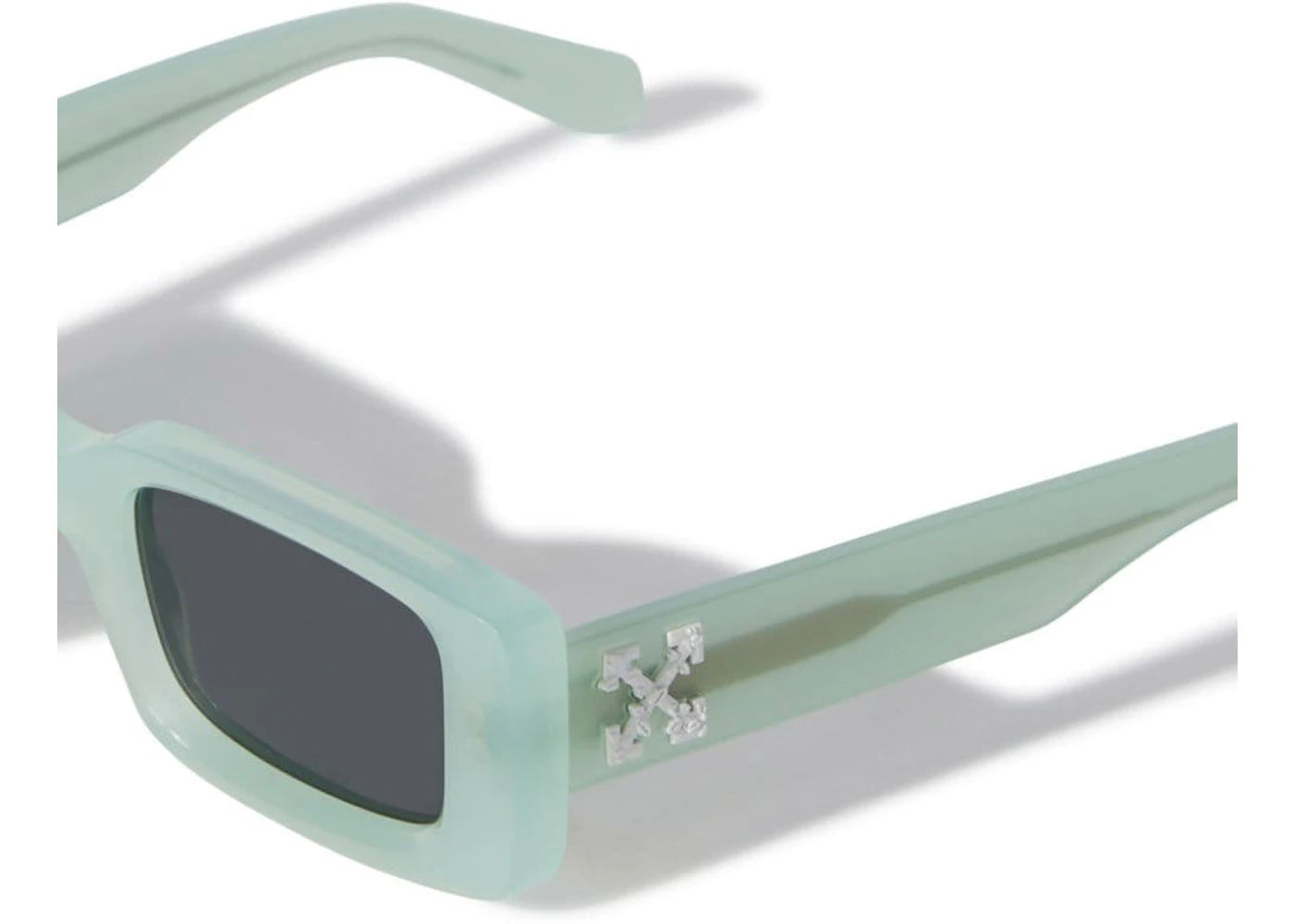 off-white sunglasses arthur rectangular frame ice/dark grey (19321710)