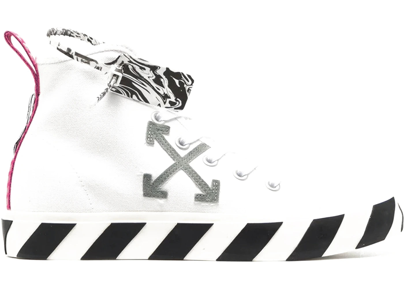 Off-White Vulcanized Mid Top Grey Arrow