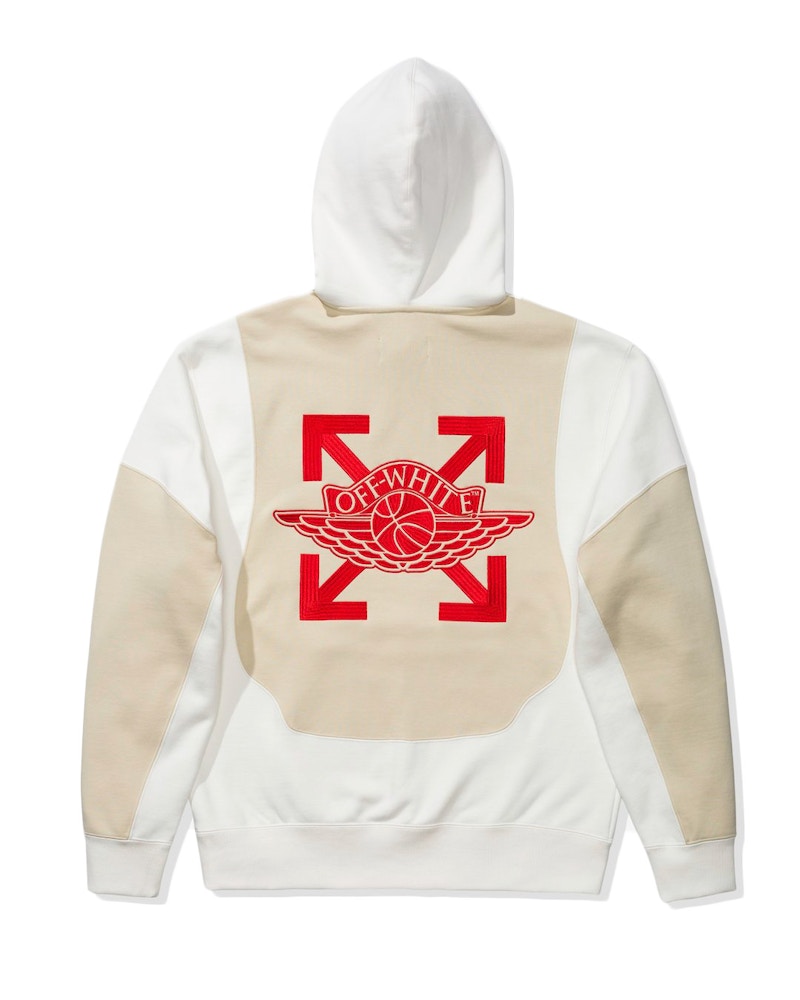 Off-White X Jordan Hoodie (Ss21) (Asia Sizing) White
